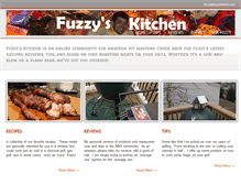 Tablet Screenshot of fuzzyskitchen.com